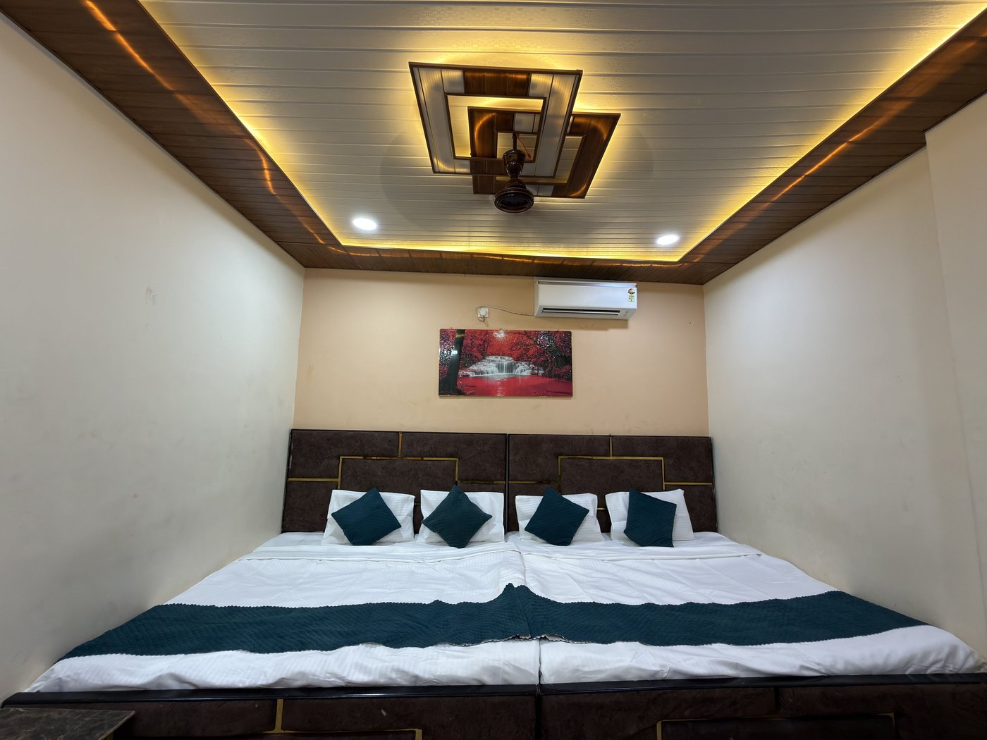 Elegant room with calming Banarasi ambiance