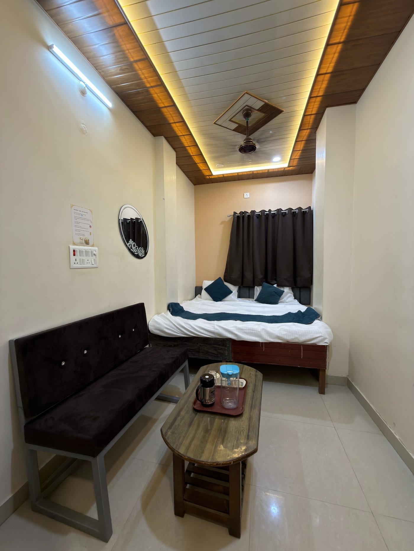 Comfortable accommodation steps from the temple